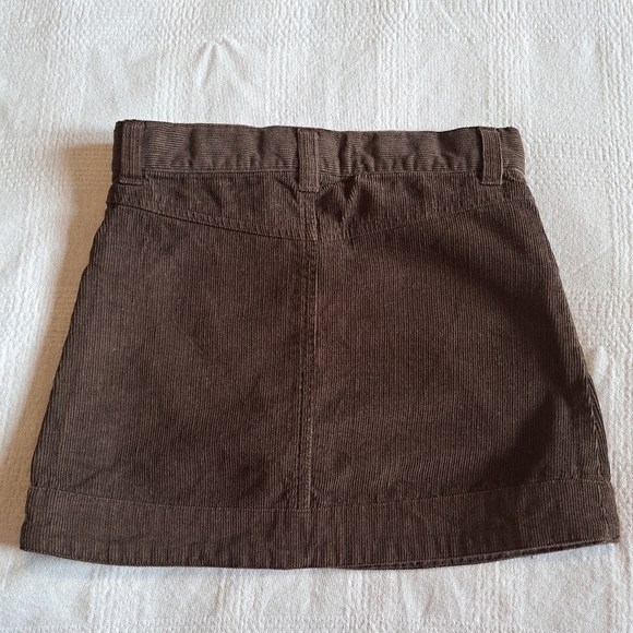 Crazy 8 girls size 6 brown corduroy skirt with modesty shorts. New - Picture 4 of 5